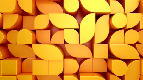 Background of Geometric Shapes Stock Footage 233884165