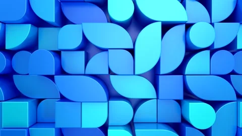 Background of Geometric Shapes Vidéo 234165153