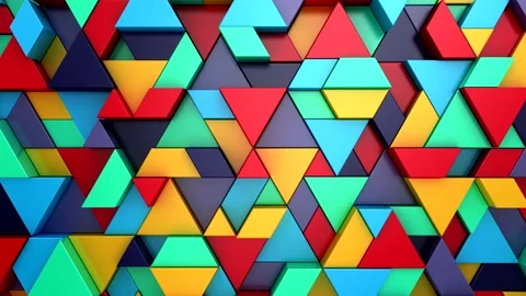 Background of Geometric Shapes Stock Footage 237988414