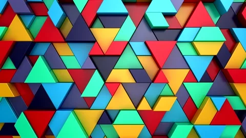 Background of Geometric Shapes Stock Footage 238455468