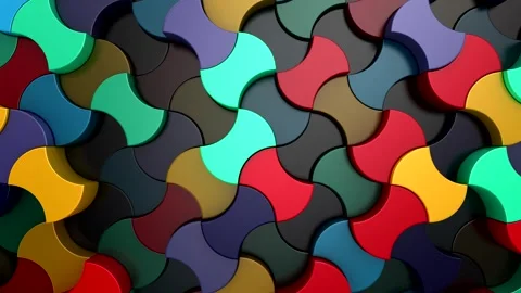 Background of Geometric Shapes Stock Footage 343404440