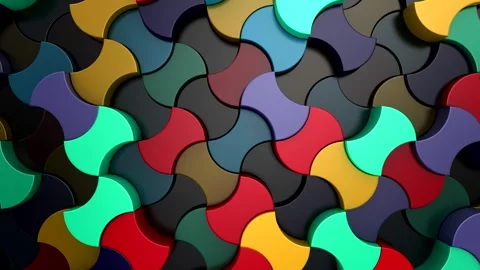 Background of Geometric Shapes Stock Footage 343555852