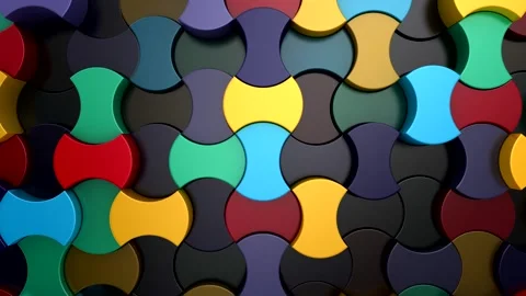 Background of Geometric Shapes Stock Footage 343673895