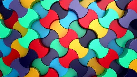 Background of Geometric Shapes Stock Footage 344524069