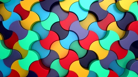 Background of Geometric Shapes Stock Footage 344524459