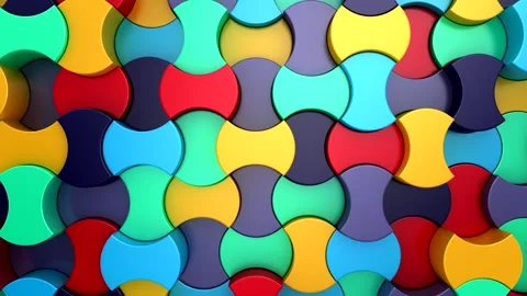 Background of Geometric Shapes Stock Footage 344647712