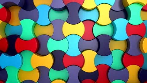Background of Geometric Shapes Stock Footage 344815065