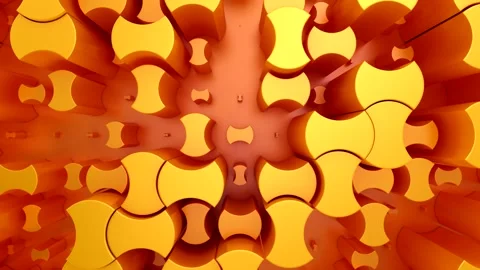 Background of Geometric Shapes Stock Footage 345498511