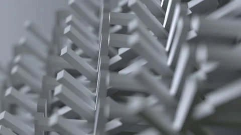 Background of geometric shapes in random animation Video stock 195230265