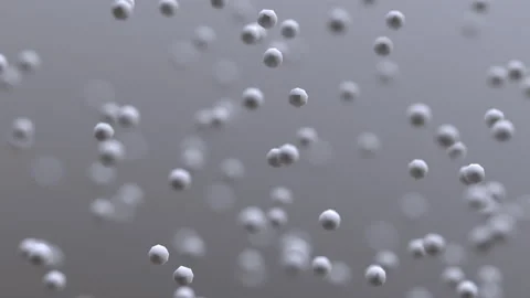 Background of geometric shapes in random animation Stock Footage 195232056