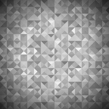Background with Geometric Triangles. Old Mosaic. Background with Geometric... 스톡 사진
