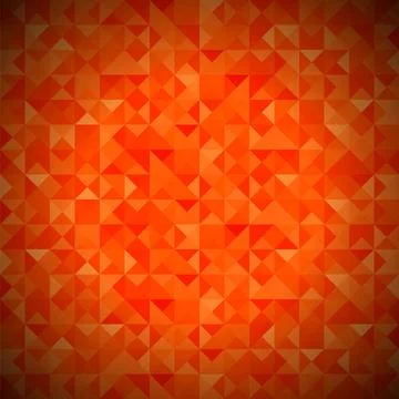 Background with Geometric Triangles. Old Mosaic Background with Geometric ... 스톡 사진