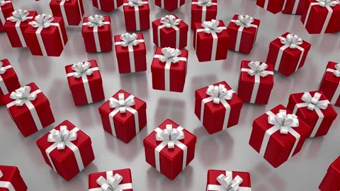 Background of Gift Boxes Stock Footage 321948319