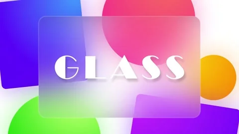 Background Glass animation Stock Footage 298824131