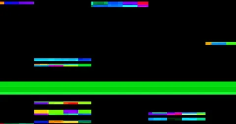 Background glitch effect noise on black . Stock Footage 122818601