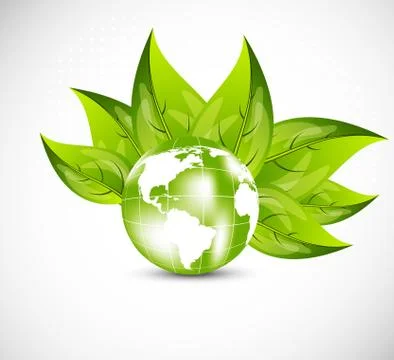 Background with globe Stock Illustration