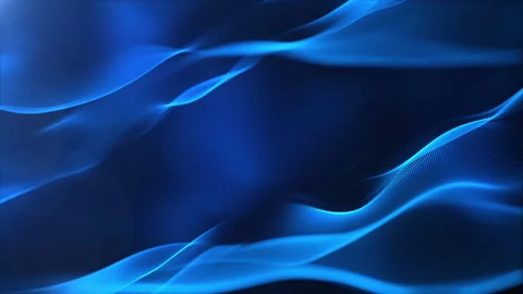 Background with glowing blue particles Stock Footage 169062861