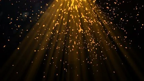 Background, glowing crystals on the surface of a swimming pool Illustrazione stock