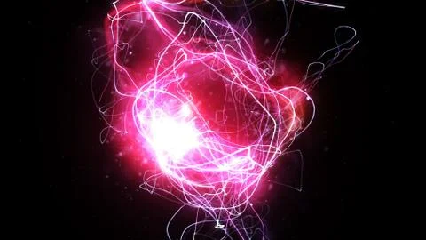 Background with glowing fireflies Stock Illustration