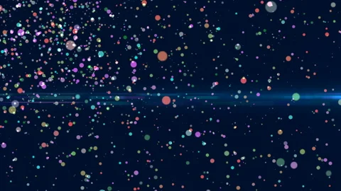 Background glowing particles wall colorful dream Stock Footage 87669896