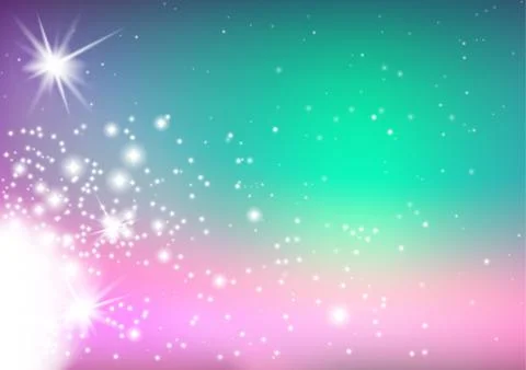 Background with Glowing Stars Stock Illustration