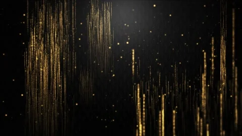 Background with gold particles beautiful background Stock Footage 263498162