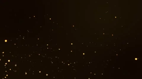 Background with gold particles on black background Stock Footage 267699255