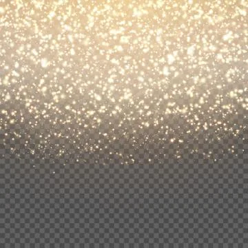 Background with gold sparkles Stock Illustration