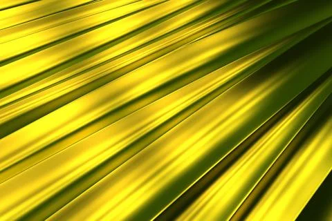 Background of golden 3d abstract waves Stock Illustration