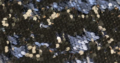 Background golden and silver sequins sparkling light play 스톡 동영상 149148837