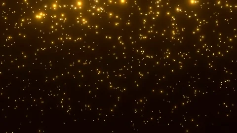Background with golden falling particles.Gold Dust Falls Black Background Stock Footage 310606520