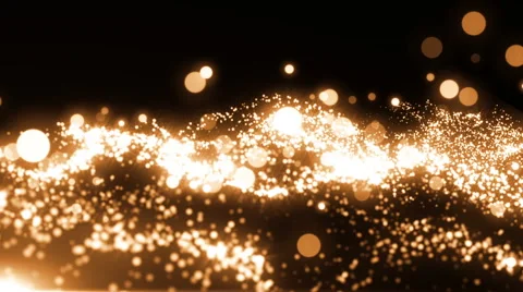 Background Golden with Waves. Video stock 65228861