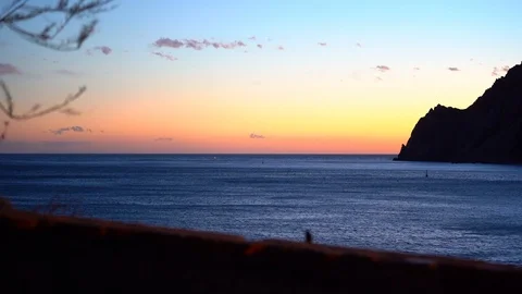 A background of a gorgeous sunset perfect for text, copyspace Stock Footage 123414894