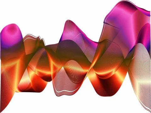 Background gradient and lines, waves background gradient and lines, waves ... Stock Photos