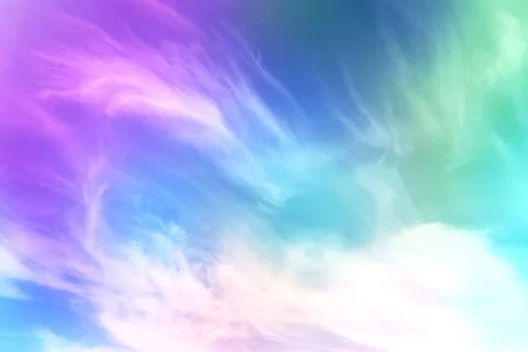 Background with gradient sky in evening clouds Stock Photos