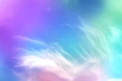 Background with gradient sky in evening clouds Stock Photos
