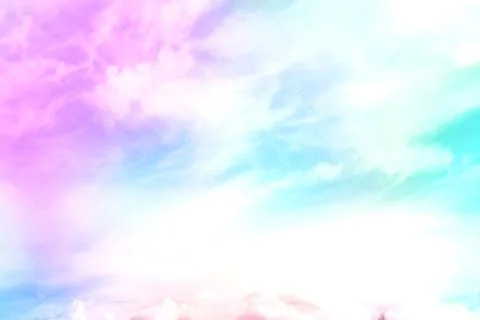Background with gradient sky in evening clouds Stock Photos