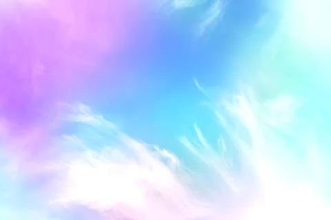 Background with gradient sky in evening clouds Stock Photos