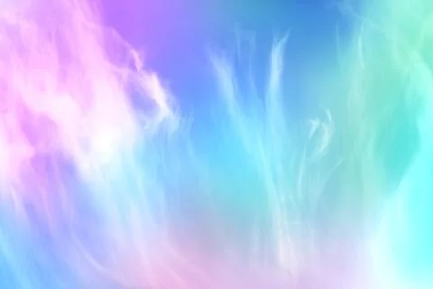 Background with gradient sky in evening clouds Stock Photos