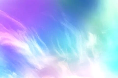 Background with gradient sky in evening clouds Stock Photos