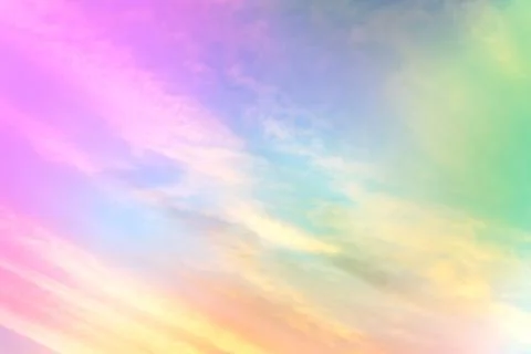 Background with gradient sky in evening clouds Stock Photos