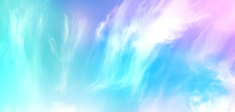 Background with gradient sky in evening clouds Stock Photos