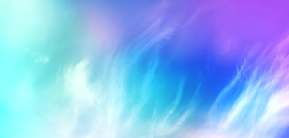 Background with gradient sky in evening clouds Stockfoto's