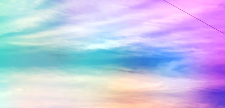 Background with gradient sky in evening clouds Stock Photos