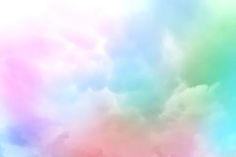 Background with gradient sky in evening clouds Stockfoto's