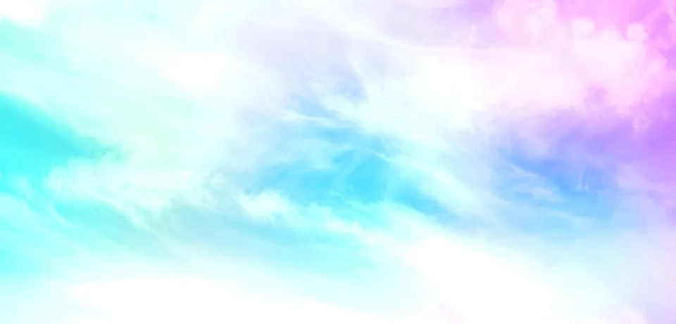 Background with gradient sky in evening clouds Stock Photos
