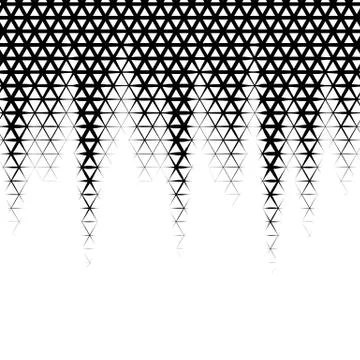 Background with gradient of triangle shaped cells grid Stock Illustration