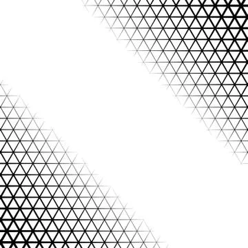 Background with gradient of triangle shaped cells grid 库存插图