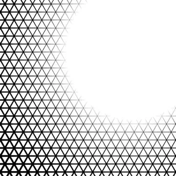 Background with gradient of triangle shaped cells grid Illustrazione stock