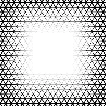 Background with gradient of triangle shaped cells grid Stock Illustration